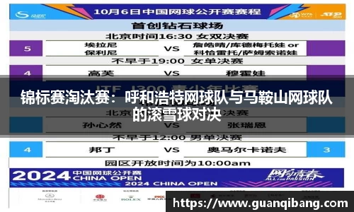 锦标赛淘汰赛：呼和浩特网球队与马鞍山网球队的滚雪球对决